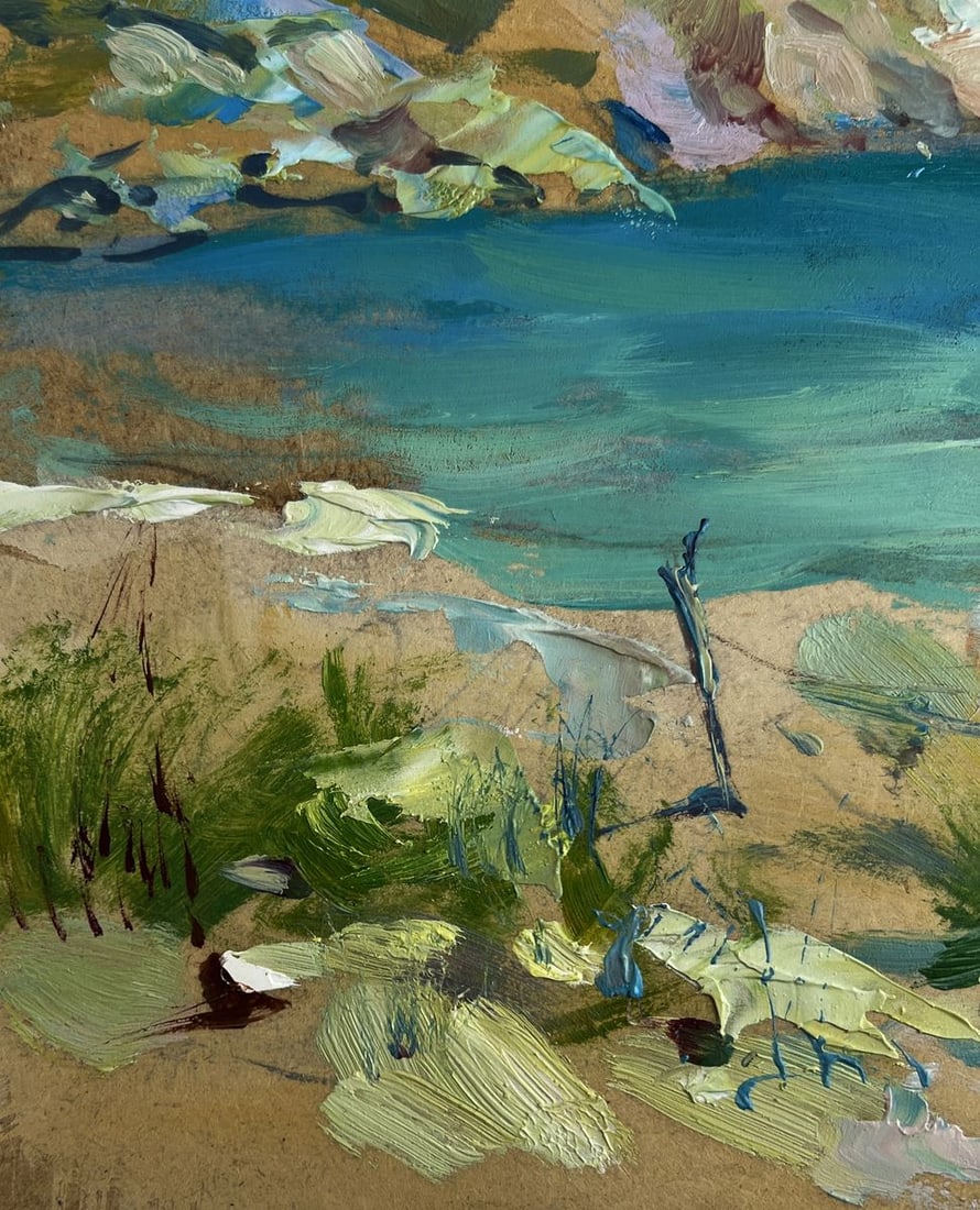 Oil painting Boat on the seashore Yuriy Suprunchuk - 7
