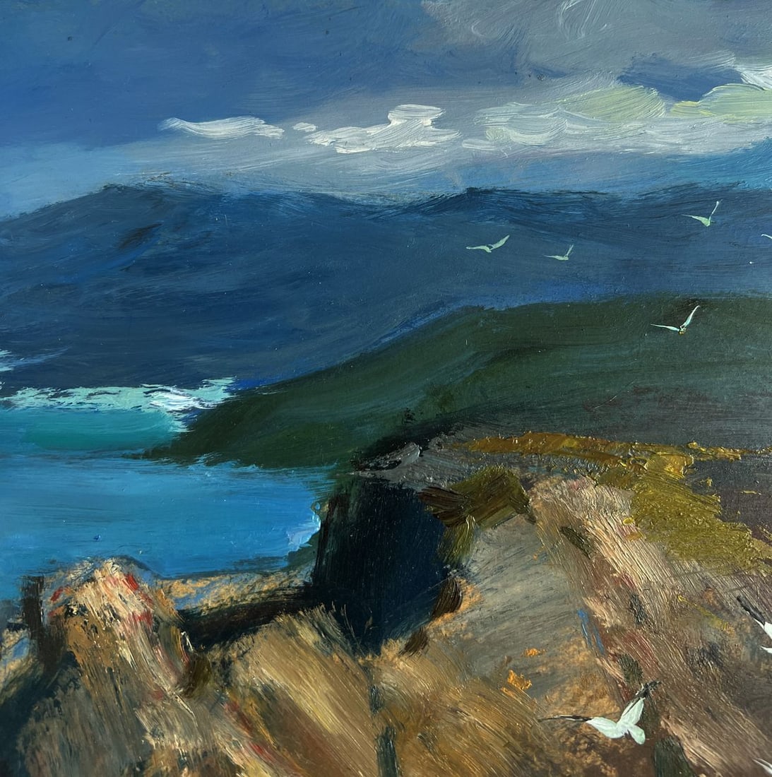 Oil painting Sunlight through the clouds Yuriy Suprunchuk - 5