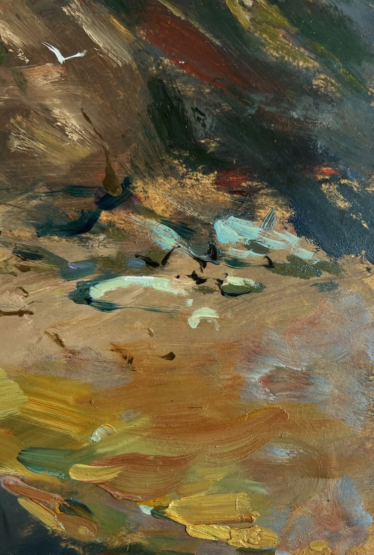 Oil painting Sunlight through the clouds Yuriy Suprunchuk - 9