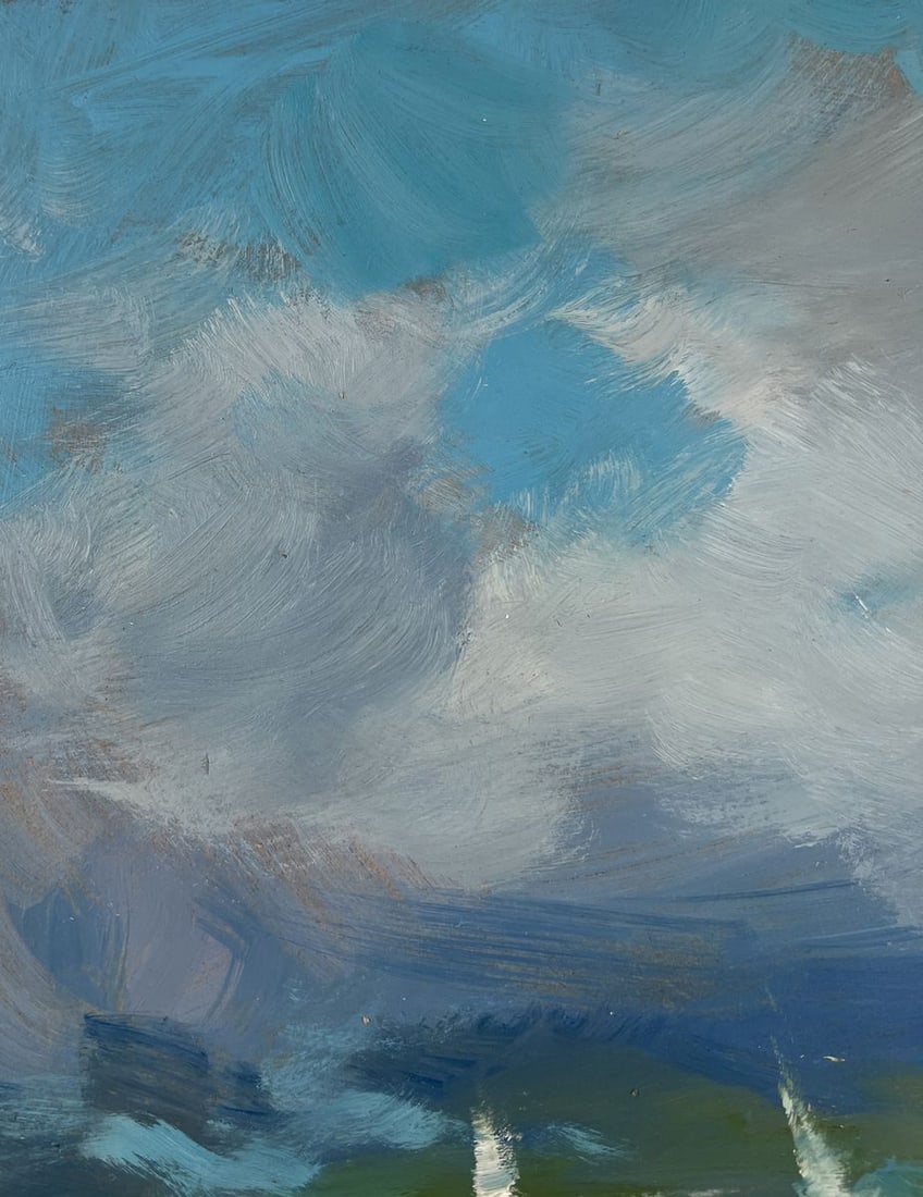 Oil painting Sea waves and the cry of seagulls Yuriy Suprunchuk - 6