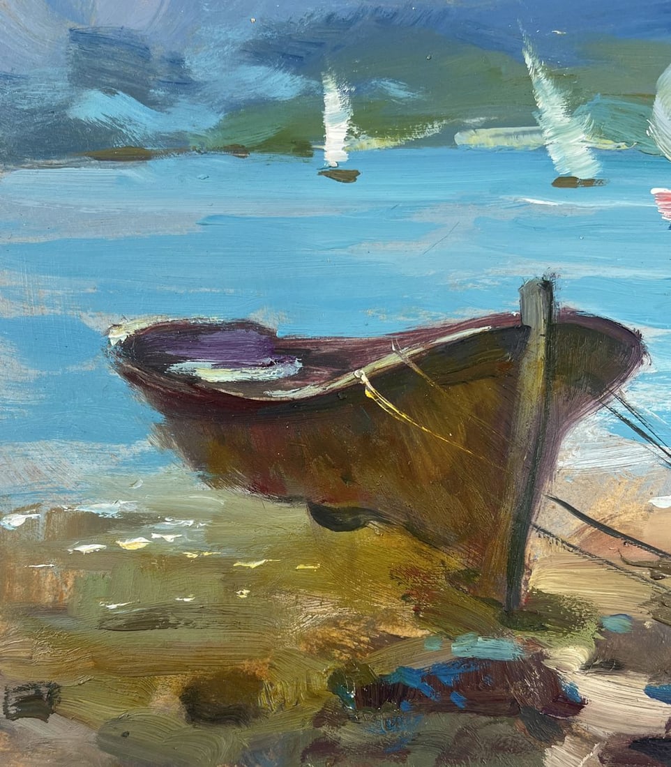 Oil painting Sea waves and the cry of seagulls Yuriy Suprunchuk - 7