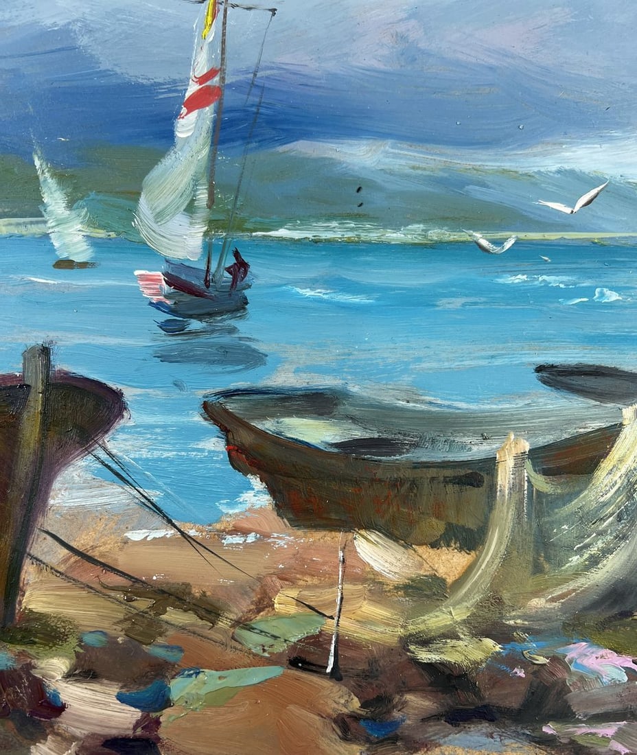 Oil painting Sea waves and the cry of seagulls Yuriy Suprunchuk - 8
