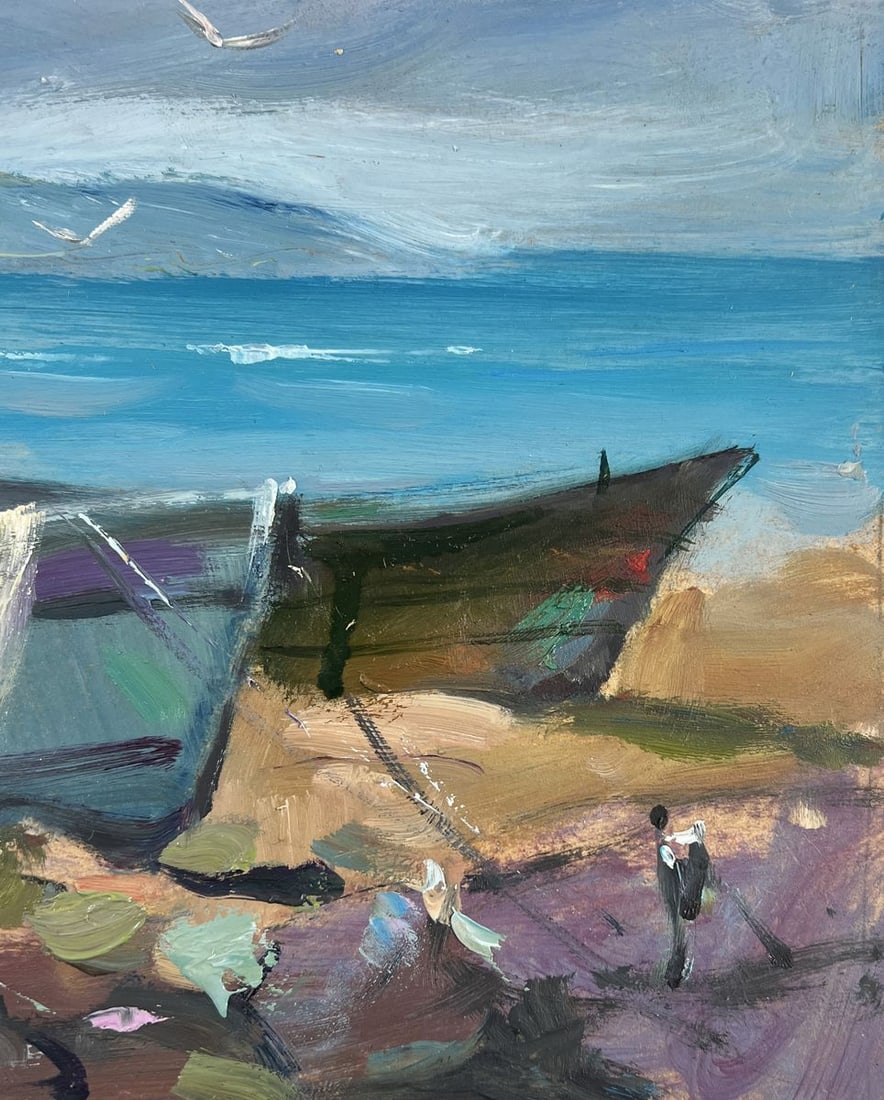 Oil painting Sea waves and the cry of seagulls Yuriy Suprunchuk - 9