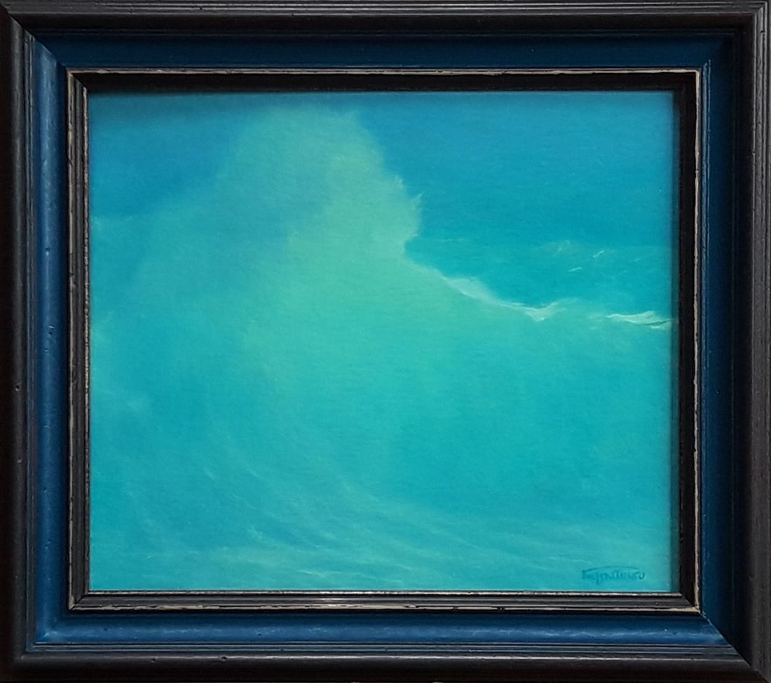 Oil painting Voice of the Ocean Vasily Korkishko: Title: Oil painting Voice of the ocean Vasily Korkishko Description: Kork 137*** ABOUT THIS PAINTING **** TITLE: "Voice of the ocean" * ARTISTS: Vasily Korkishko* SIZE: 30x35 cm/'11.81x13.77 inches'*