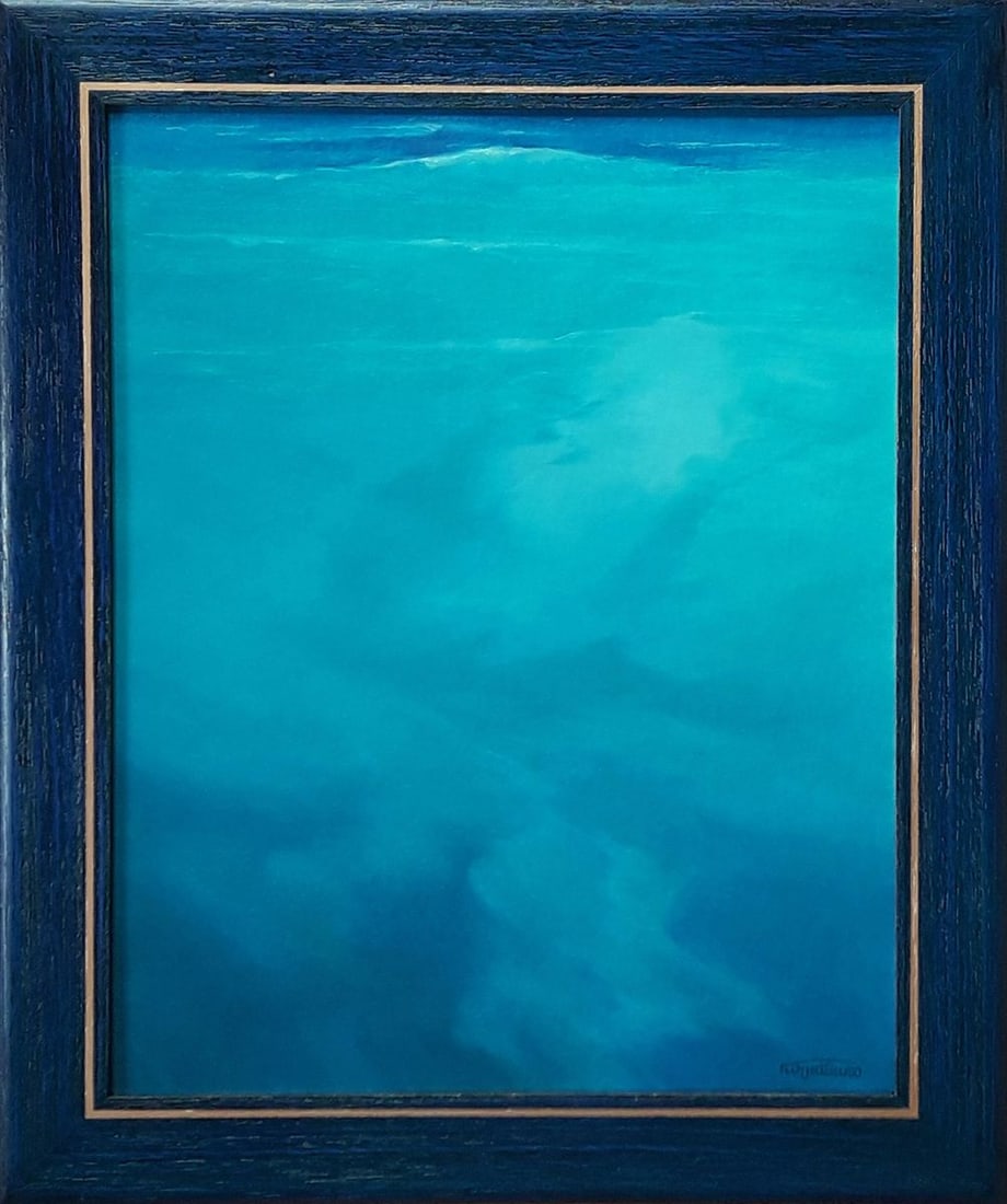 Oil painting The silence of the seabed Vasily Korkishko: Title: Oil painting The silence of the seabed Vasily Korkishko Description: Kork 140*** ABOUT THIS PAINTING **** TITLE: "The silence of the seabed" * ARTISTS: Vasily Korkishko* SIZE: 50x40