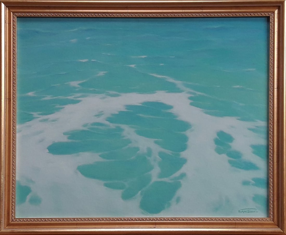 Oil painting On the shore of a wave of happiness Vasily Korkishko: Title: Oil painting On the shore of a wave of happiness Vasily Korkishko Description: Kork 146*** ABOUT THIS PAINTING **** TITLE: "On the shore of a wave of happiness" * ARTISTS: Vasily Korkishko*