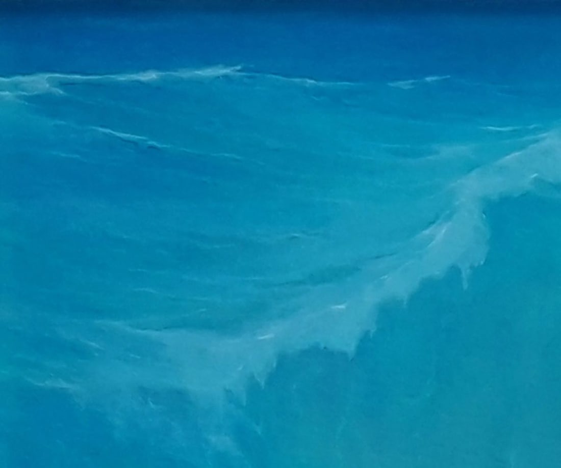 Oil painting Sea waves are moving towards the sun Vasily Korkishko - 5