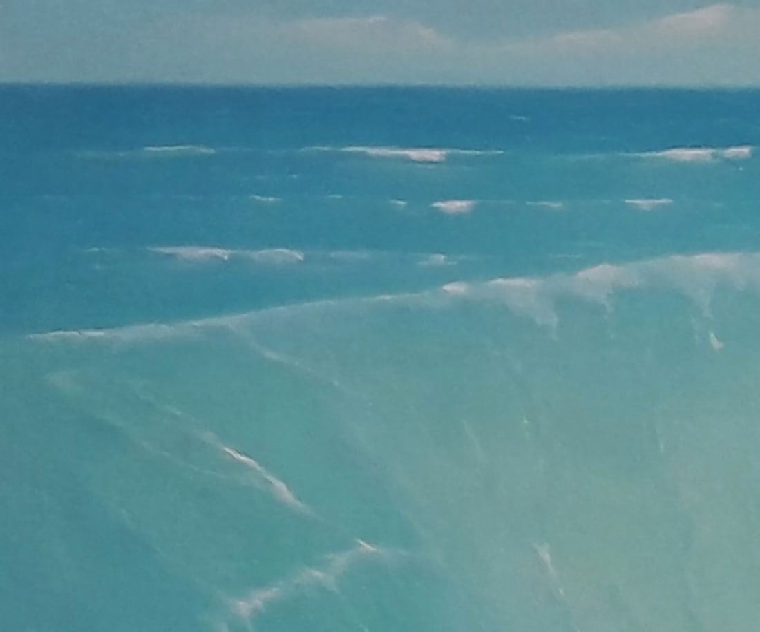 Oil painting Sea line above sky level Vasily Korkishko - 5