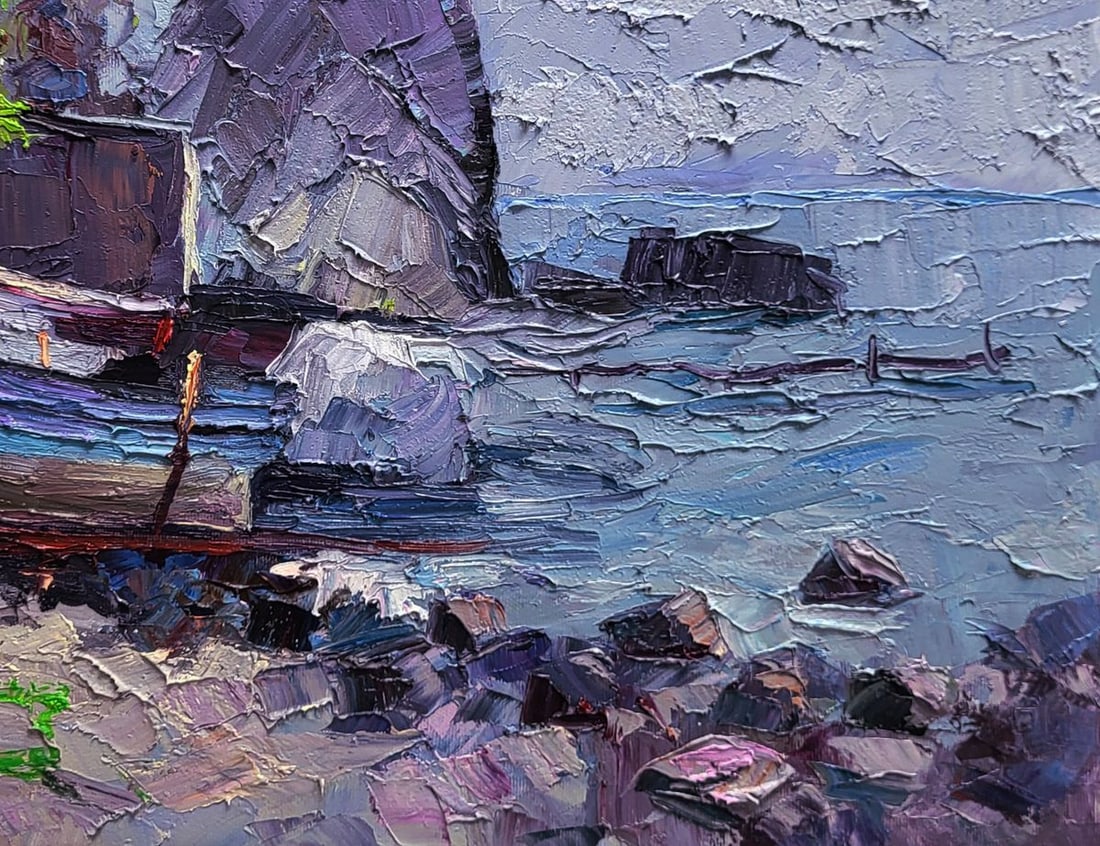 Oil painting Calm of a sea morning Boris Serdyuk - 7