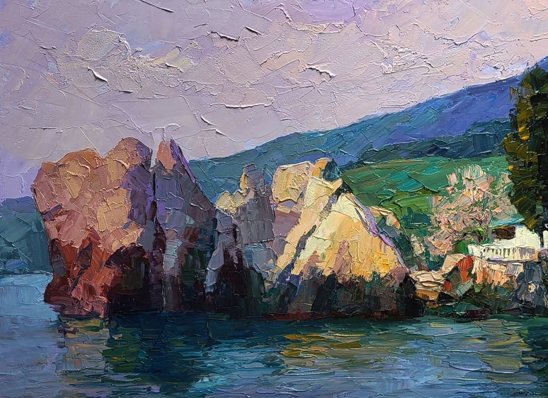 Oil painting Morning at sea Boris Serdyuk - 4