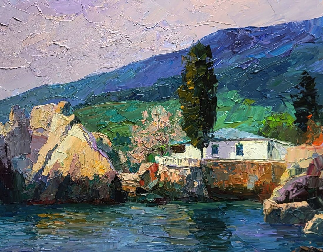 Oil painting Morning at sea Boris Serdyuk - 5