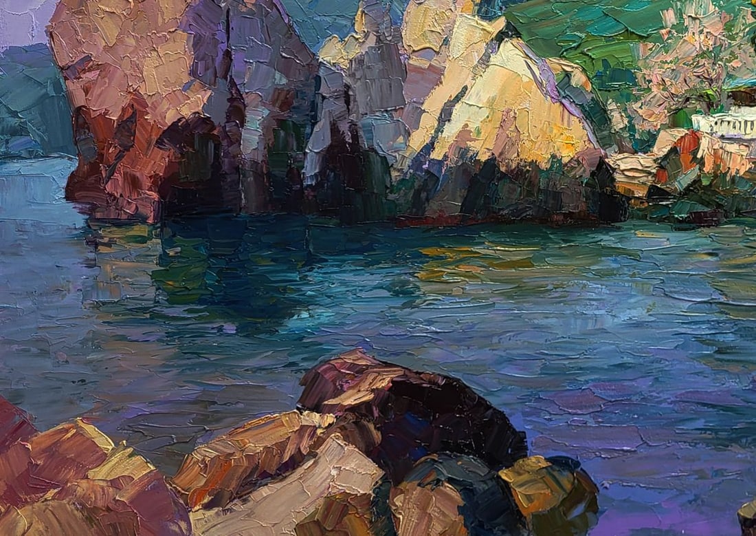 Oil painting Morning at sea Boris Serdyuk - 6