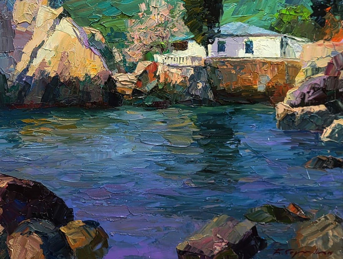 Oil painting Morning at sea Boris Serdyuk - 7