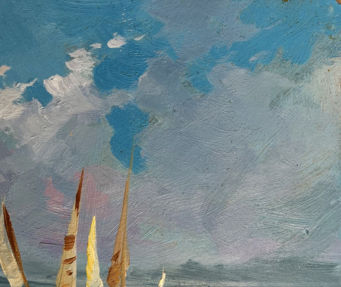 Oil painting Sailboats at sea Yuriy Suprunchuk - 5