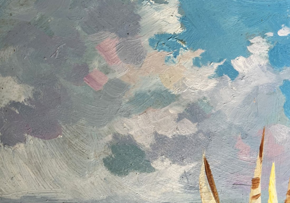 Oil painting Sailboats at sea Yuriy Suprunchuk - 6