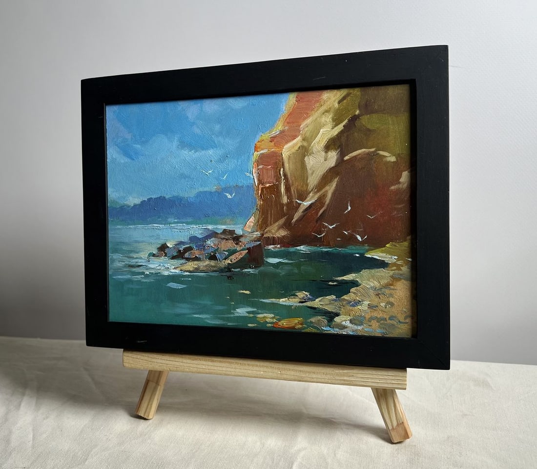 Oil painting Rocky seashore Yuriy Suprunchuk - 2