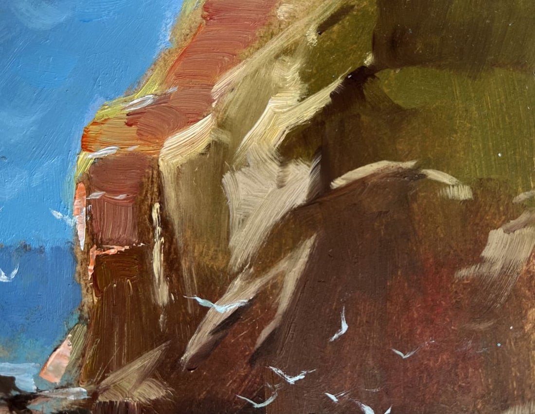 Oil painting Rocky seashore Yuriy Suprunchuk - 5