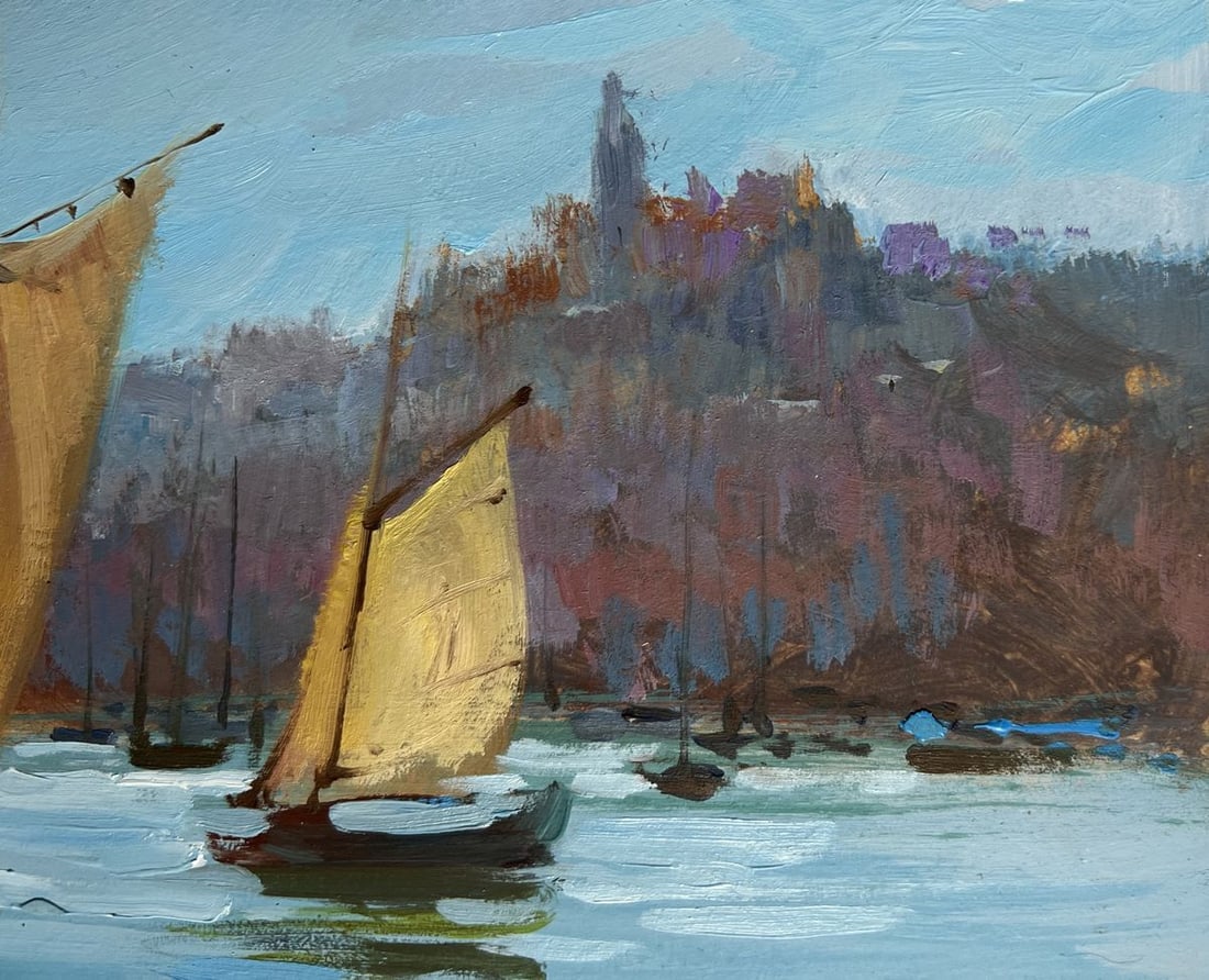 Oil painting Sailing holidays Yuriy Suprunchuk - 5