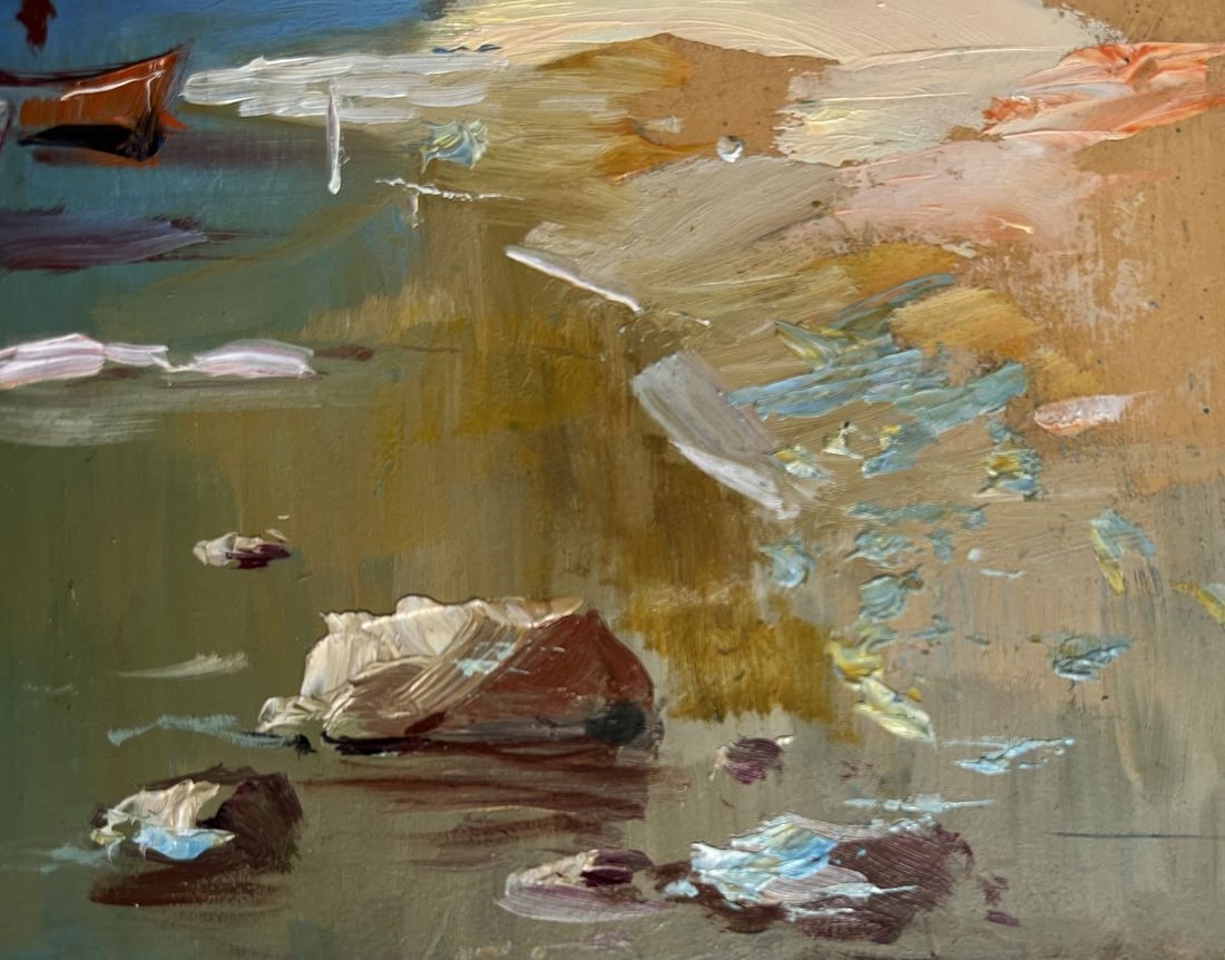 Oil painting Warm days at sea Yuriy Suprunchuk - 4
