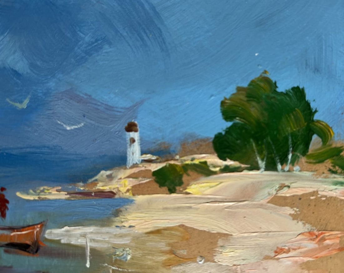 Oil painting Warm days at sea Yuriy Suprunchuk - 5