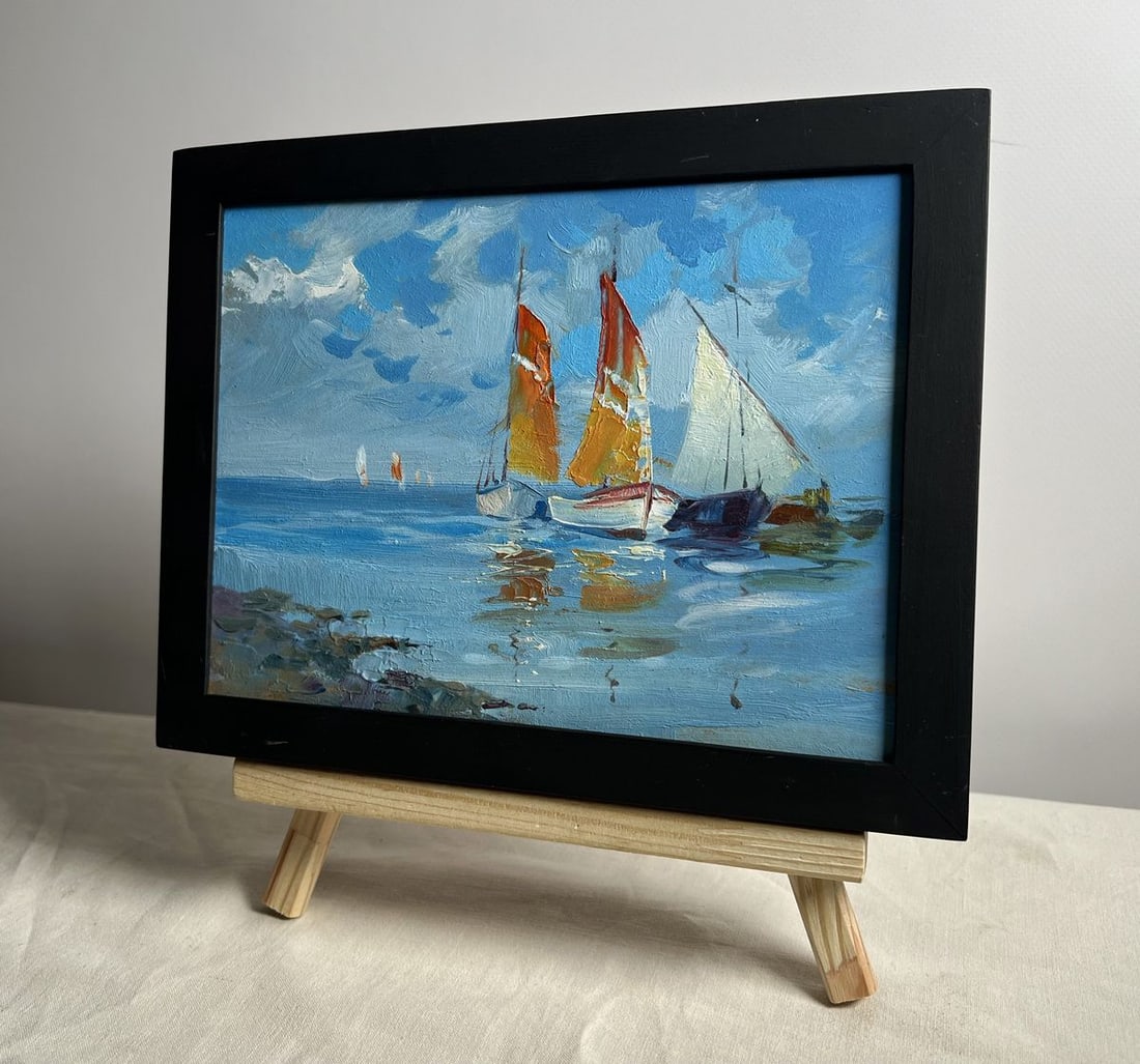 Oil painting On a journey by sea Yuriy Suprunchuk - 2