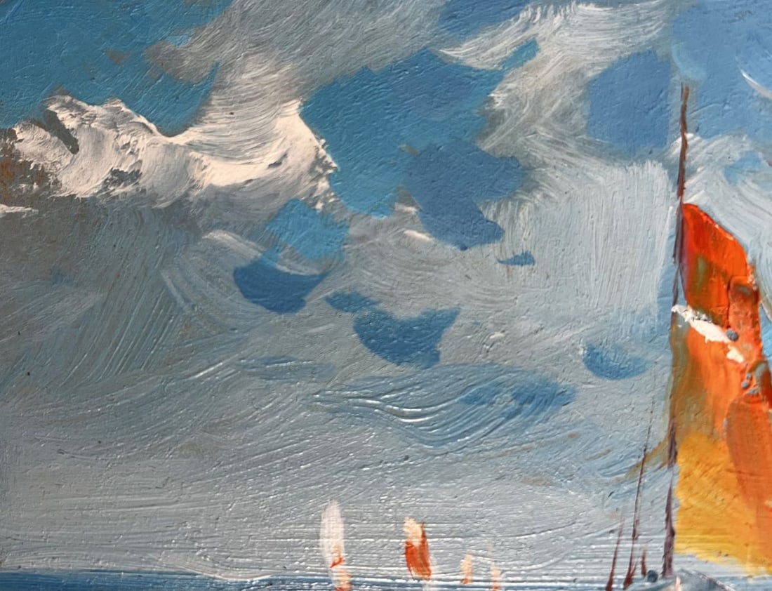 Oil painting On a journey by sea Yuriy Suprunchuk - 5