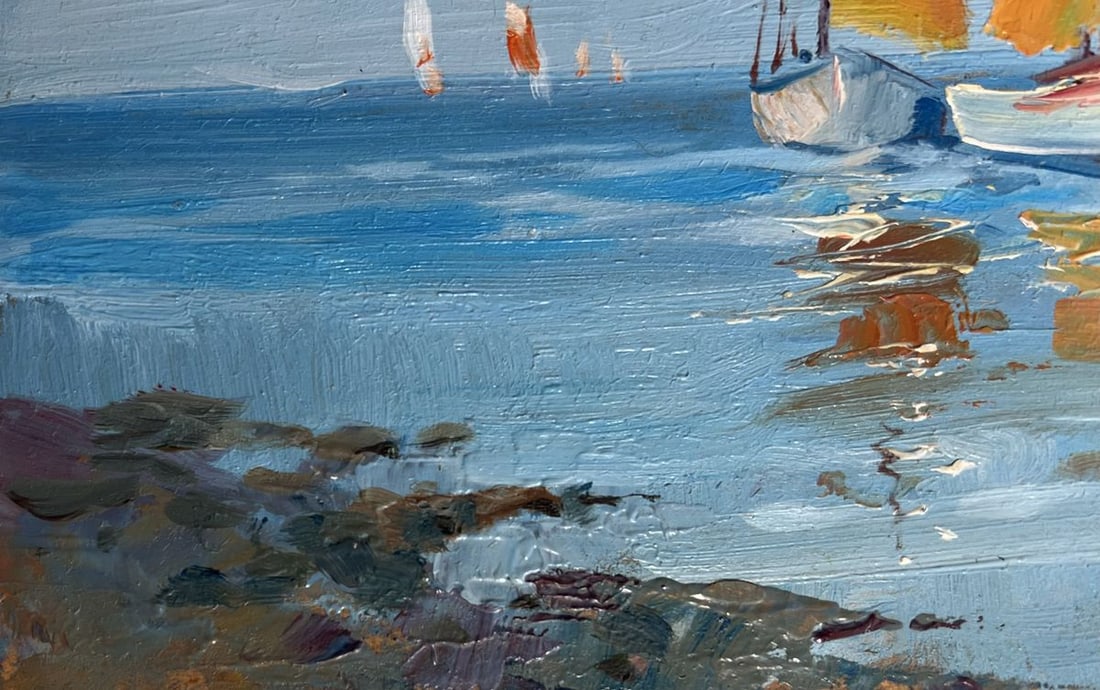 Oil painting On a journey by sea Yuriy Suprunchuk - 6