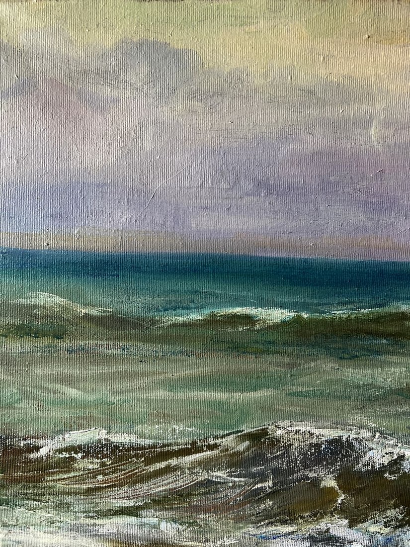 Oil painting A wave on the sea V. Mishurovsky - 2