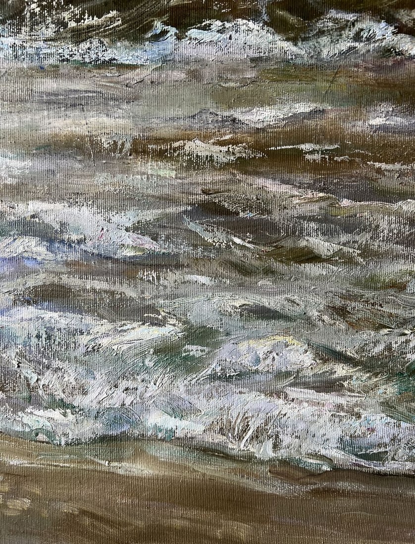 Oil painting A wave on the sea V. Mishurovsky - 7