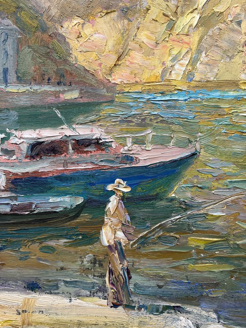 Oil painting Near the yacht club V. Mishurovsky - 3