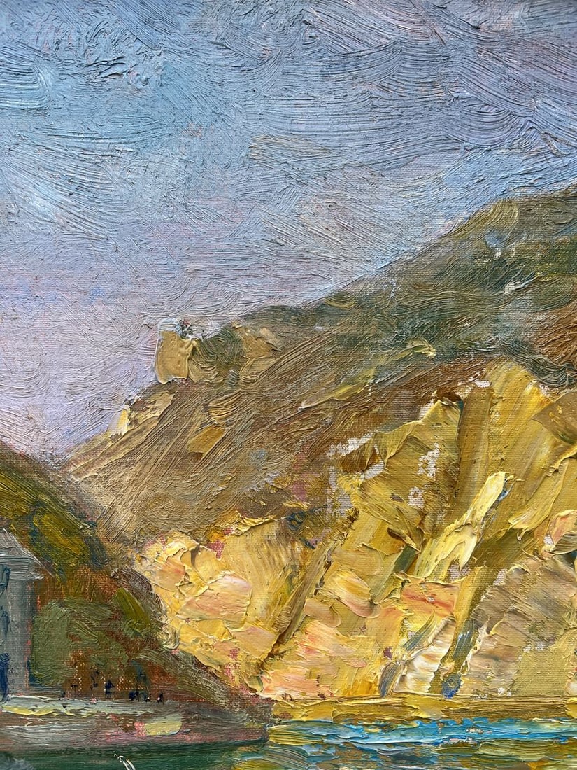 Oil painting Near the yacht club V. Mishurovsky - 4