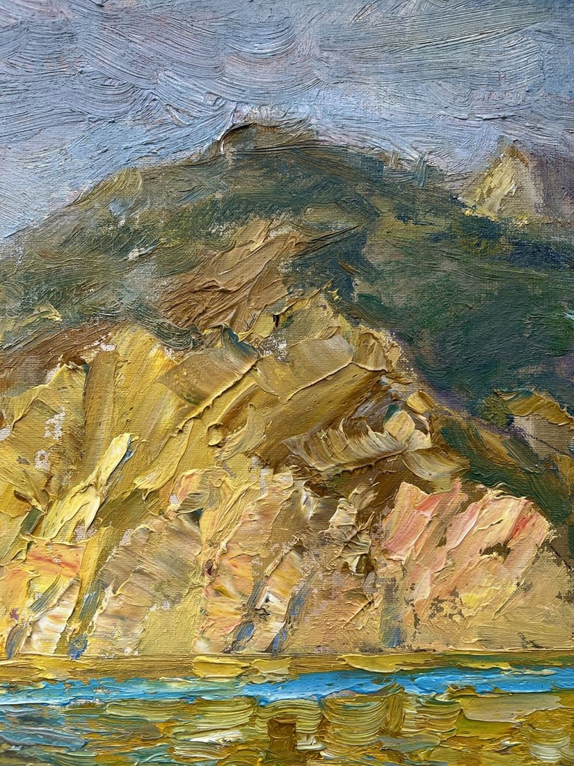 Oil painting Near the yacht club V. Mishurovsky - 5