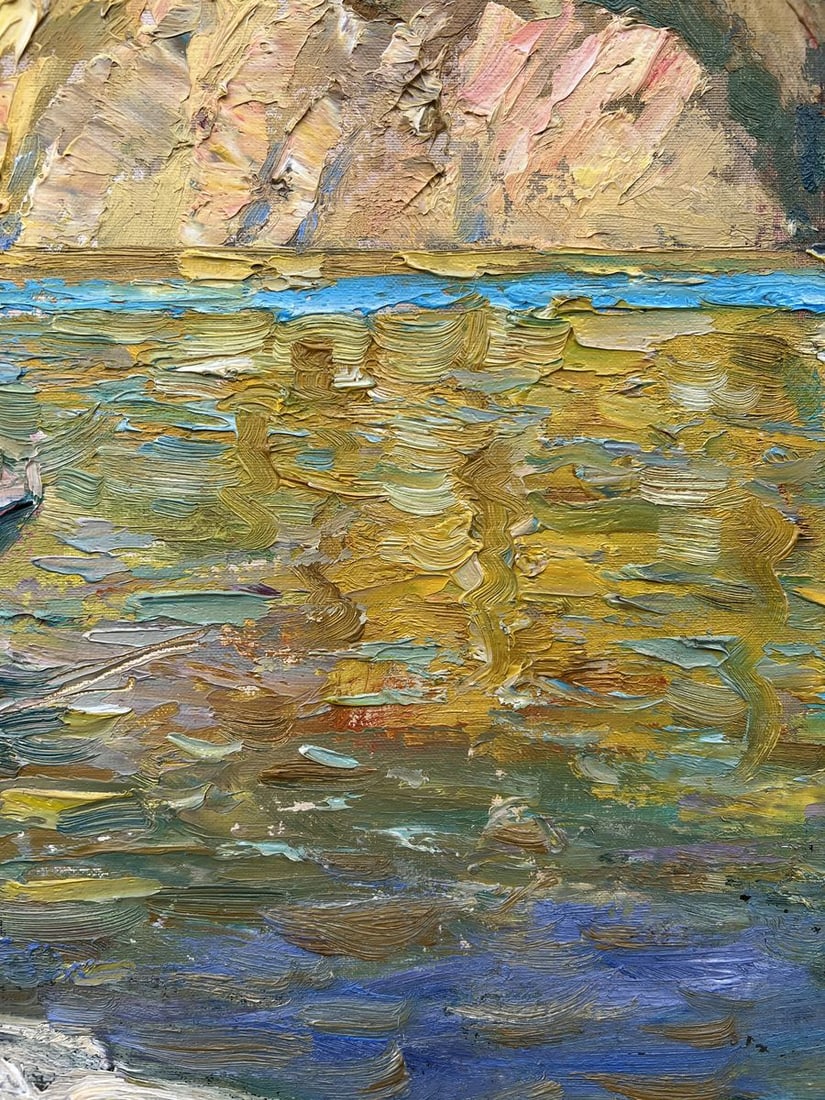 Oil painting Near the yacht club V. Mishurovsky - 7