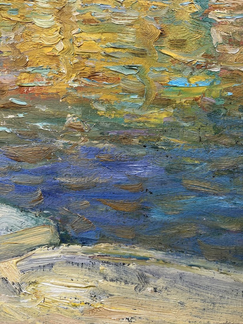 Oil painting Near the yacht club V. Mishurovsky - 9