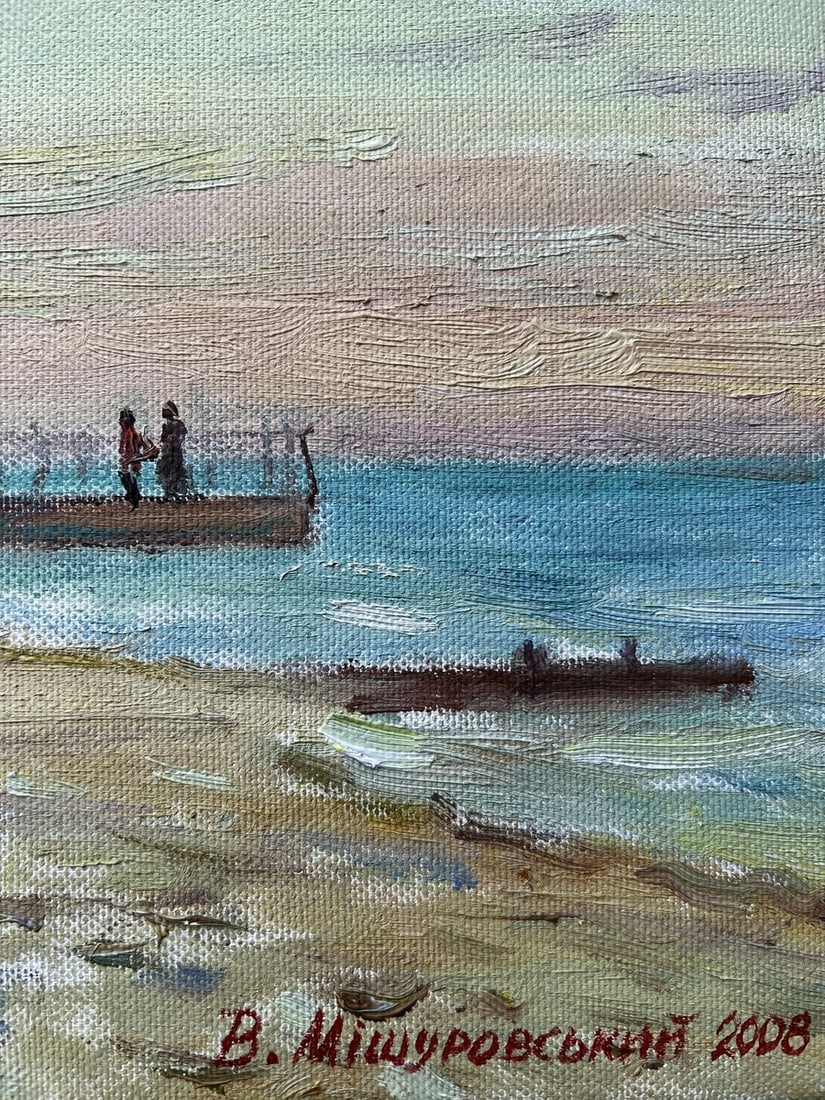 Oil painting Evening in Lazurny V. Mishurovsky - 2