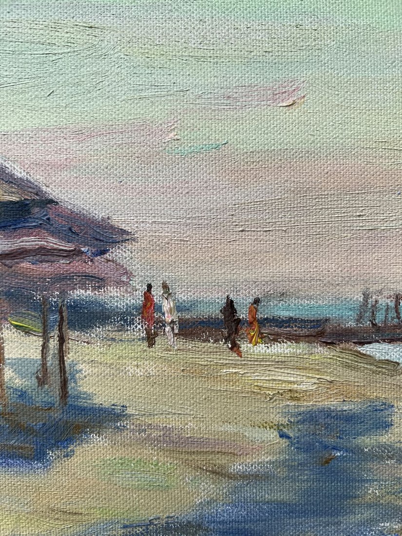 Oil painting Evening in Lazurny V. Mishurovsky - 5