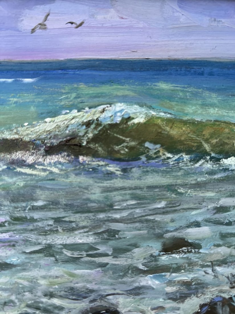 Oil painting Calm sea V. Mishurovsky - 3