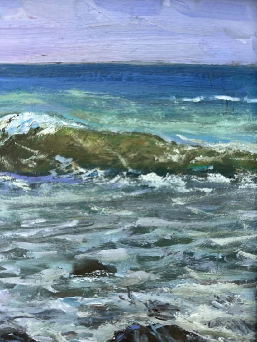 Oil painting Calm sea V. Mishurovsky - 4