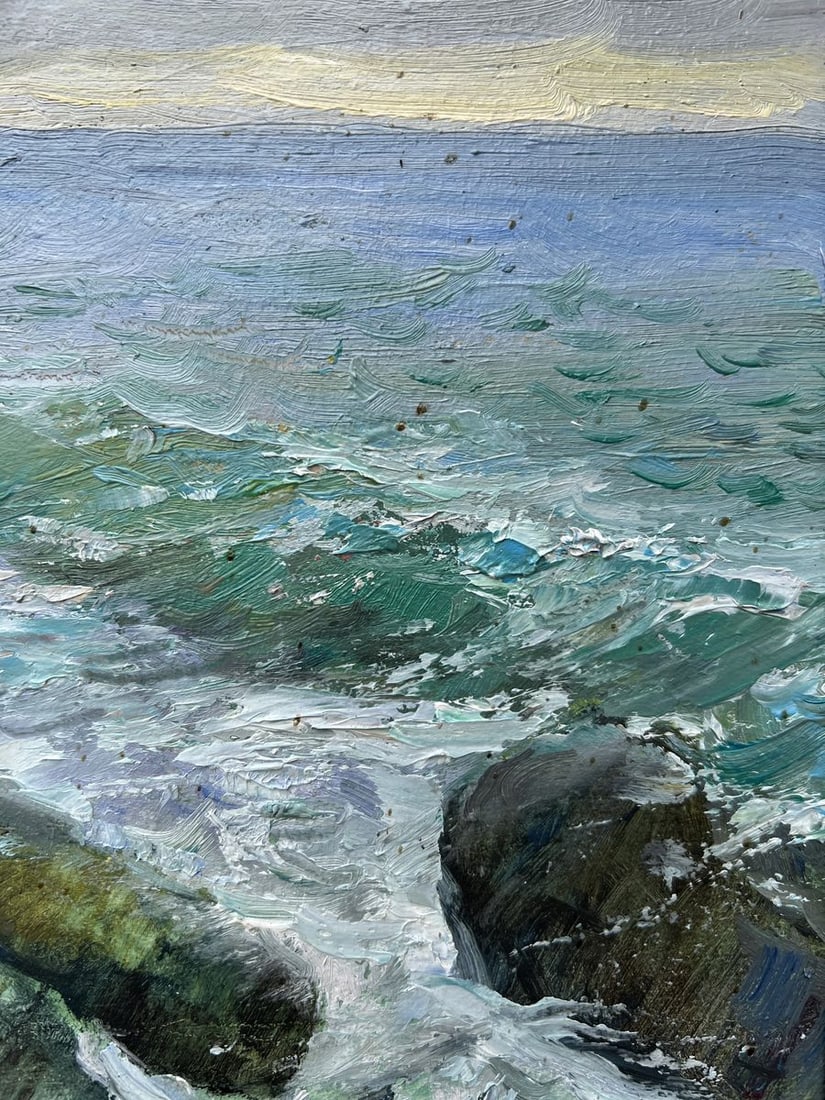 Oil painting Rocky coast V. Mishurovsky - 2