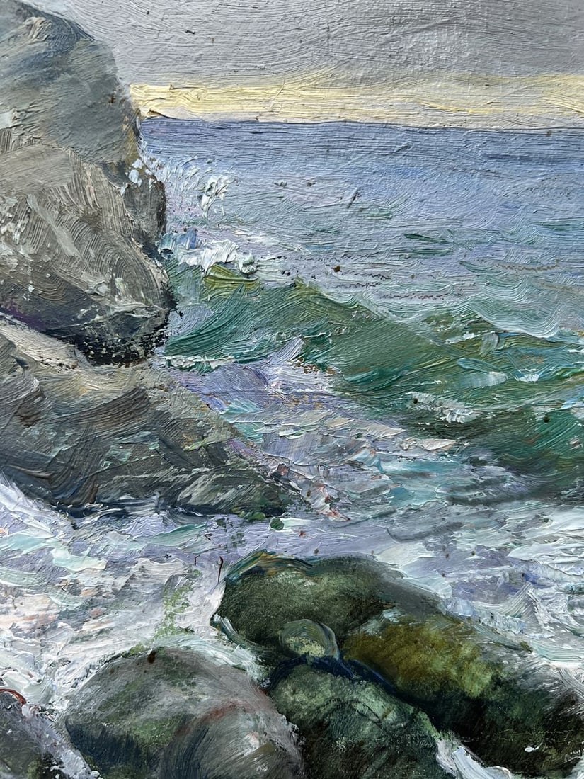 Oil painting Rocky coast V. Mishurovsky - 3