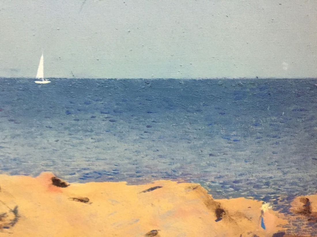 Oil painting Sailboat Alexey Fedorovich Vlasov - 2