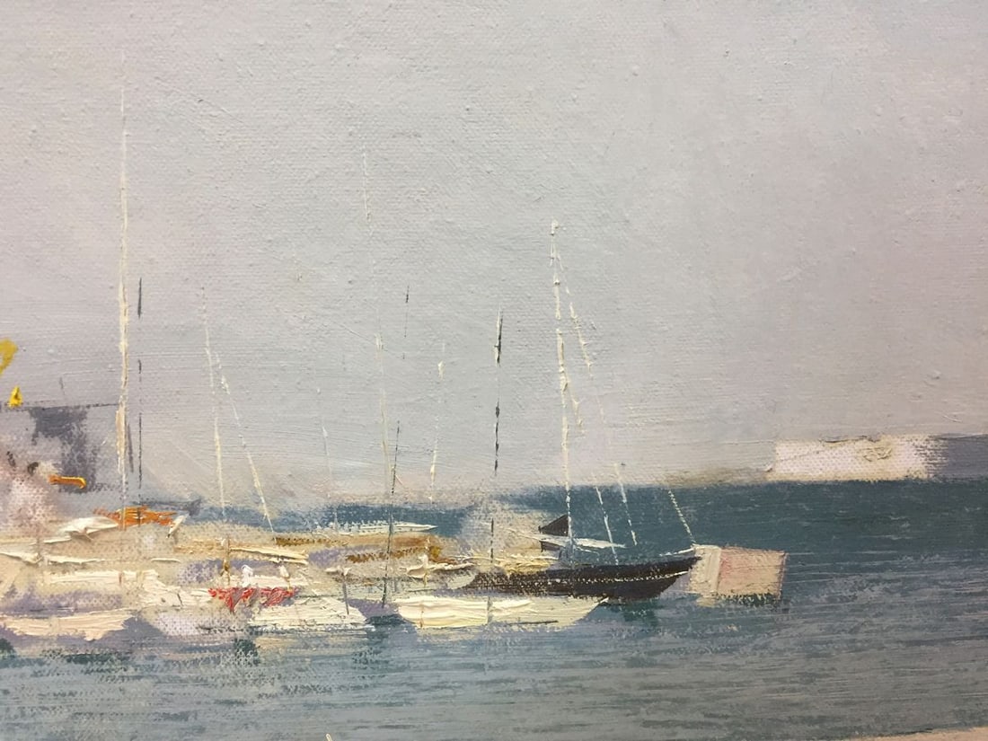 Oil painting On the sea Alexey Fedorovich Vlasov - 7