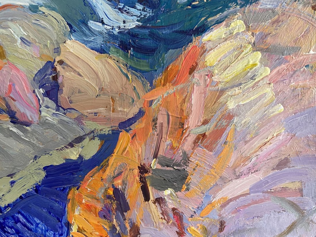 Oil painting Rest on the rocky shore Mamchich Stepan Gavriilovich - 5
