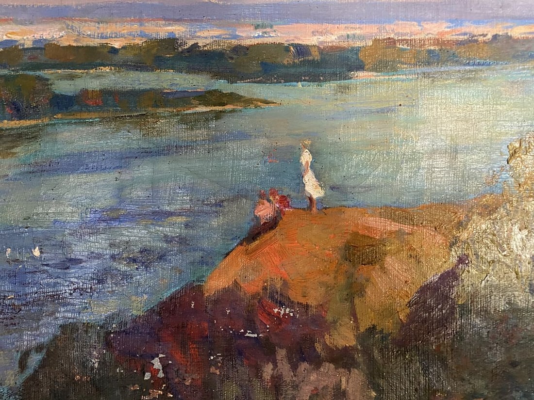 Oil painting Near the river Ryzhykh Victor Ivanovich - 6