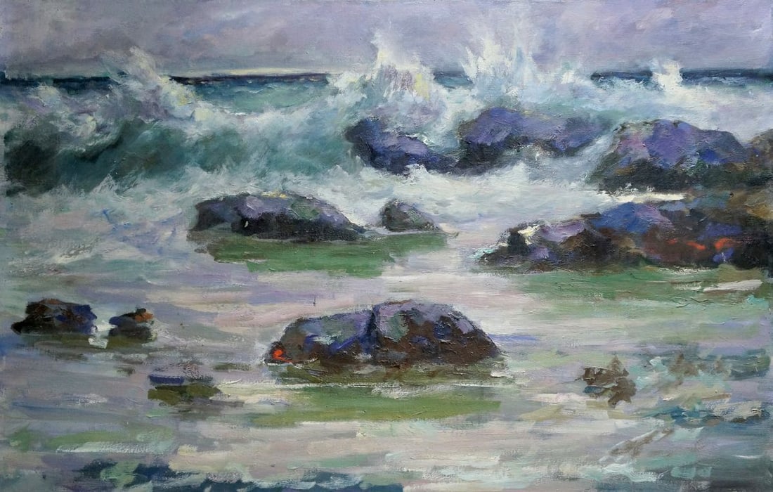 Oil painting Seascape Sokolov Vasily Vasilievich (1 of 8)