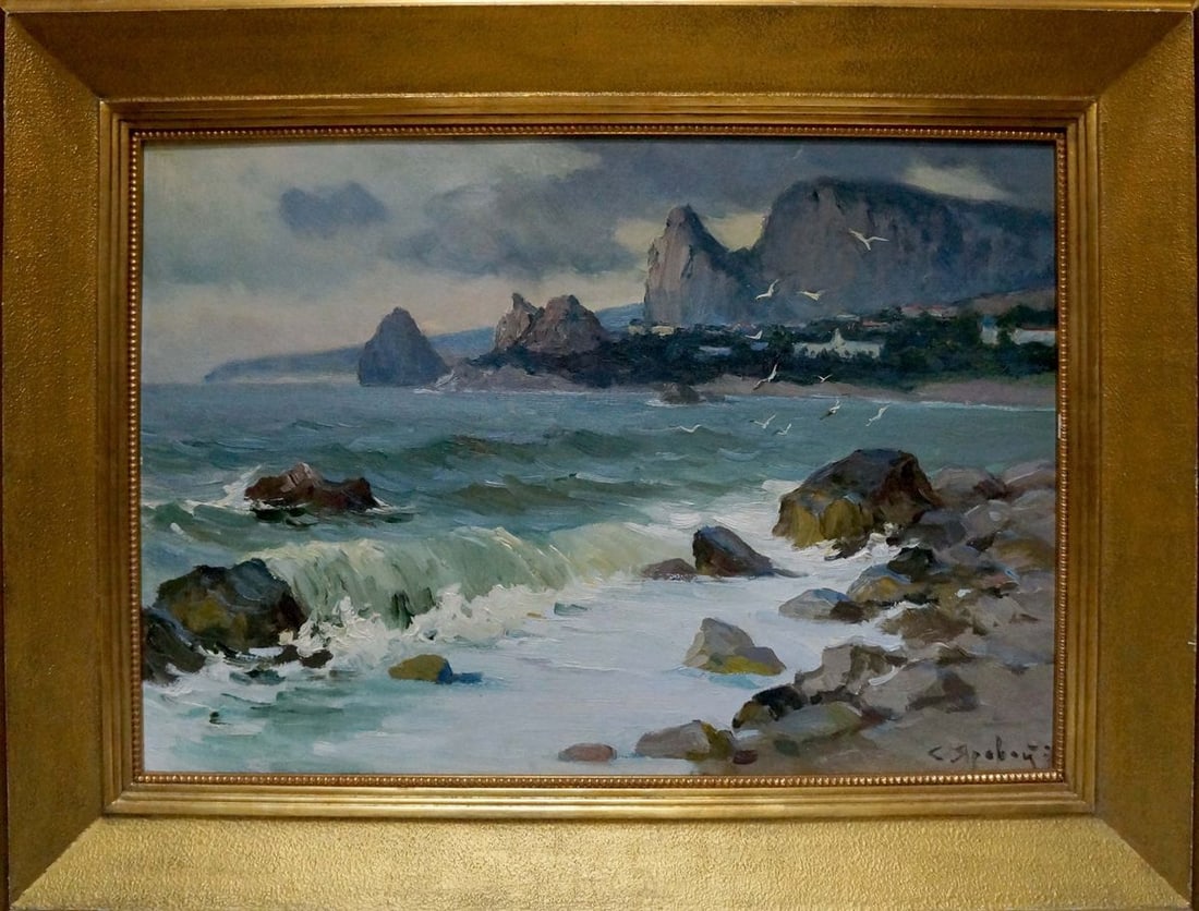 Oil painting Seascape Yarovoy Stepan Kalinovich (1 of 11)