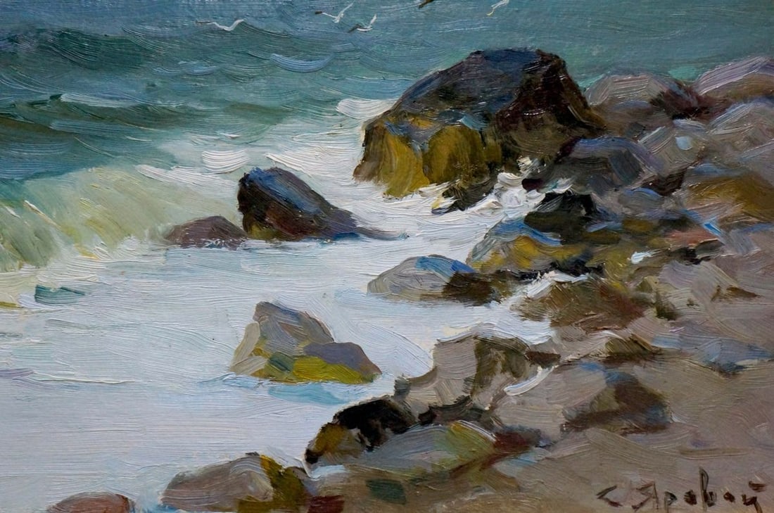 Oil painting Seascape Yarovoy Stepan Kalinovich - 6