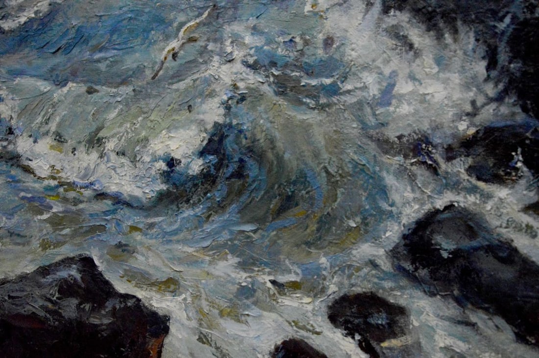 Oil painting Raging sea Bakaev Sergey Ivanovich - 11
