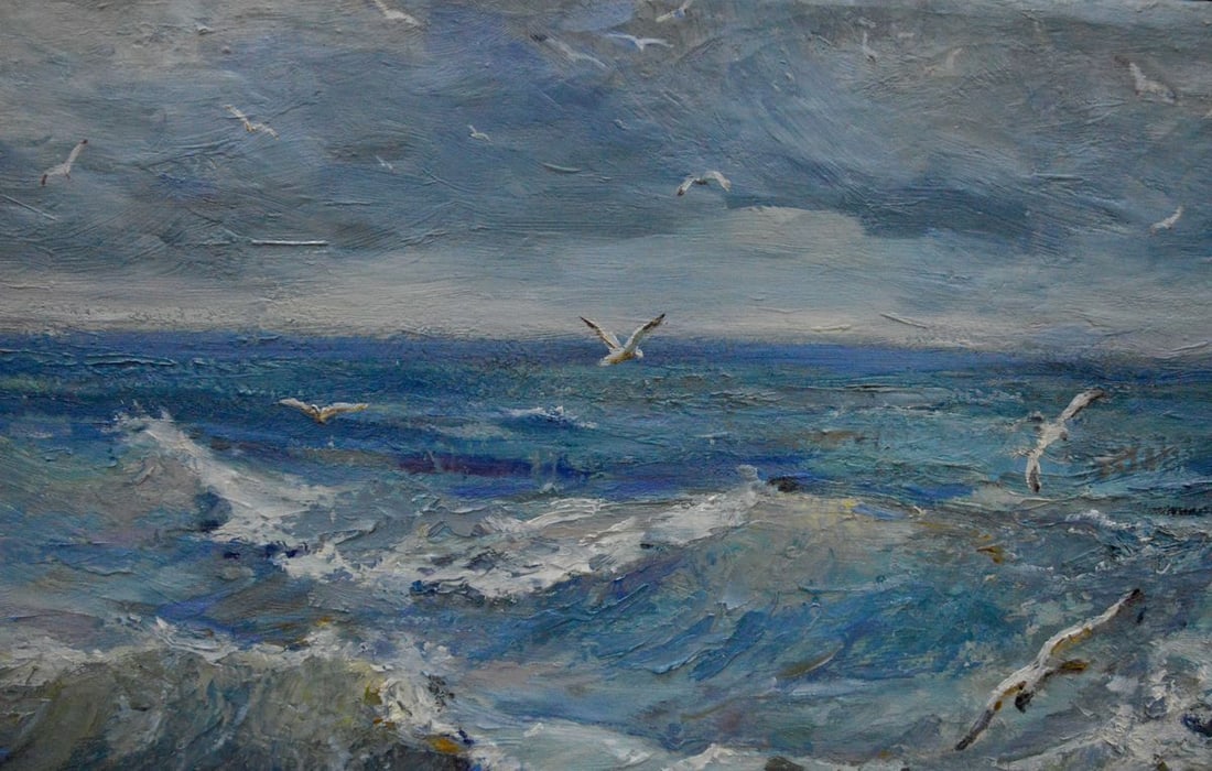Oil painting Raging sea Bakaev Sergey Ivanovich - 12