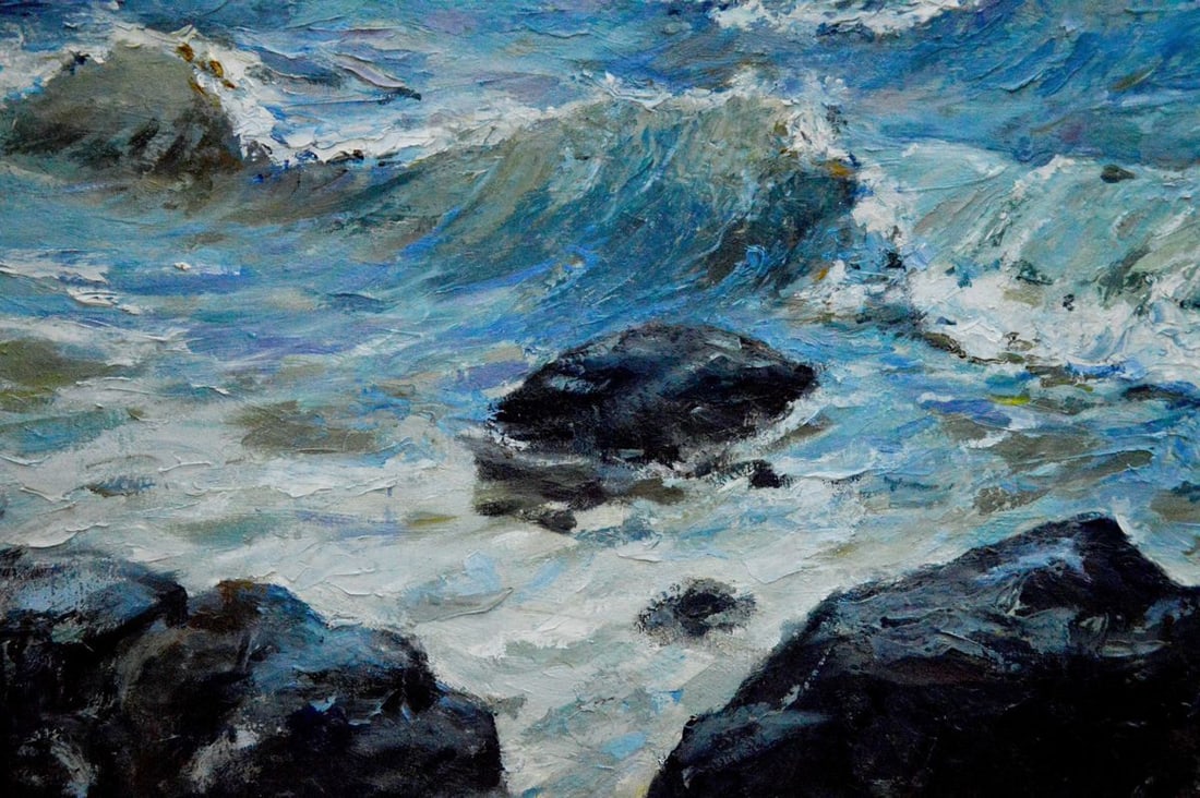 Oil painting Raging sea Bakaev Sergey Ivanovich - 3